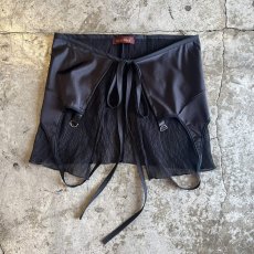 画像1: 【Wiz&Witch】"WANDERER" LINGERIE WRAP SKIRT / FREE (1)