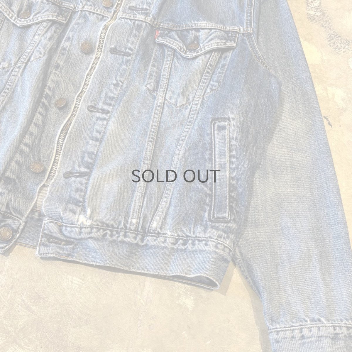 画像7: 【Wiz&Witch】"WANDERER" NO COLLAR ZIP UP DENIM JACKET / OS (7)