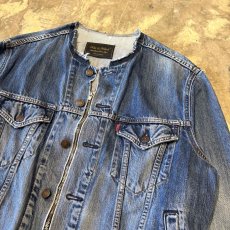 画像5: 【Wiz&Witch】"WANDERER" NO COLLAR ZIP UP DENIM JACKET / OS (5)