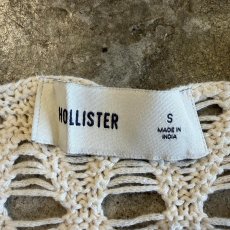 画像10: CROCHET DESIGN LONG FRINGE VEST / Ladies S(M) (10)