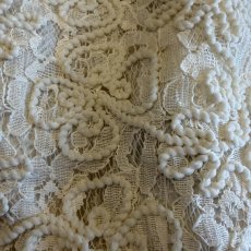 画像6: BACK LACE UP DESIGN PUFF SLLEVE SHORT TOPS / Ladies S(M)  (6)