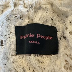 画像10: BACK LACE UP DESIGN PUFF SLLEVE SHORT TOPS / Ladies S(M)  (10)