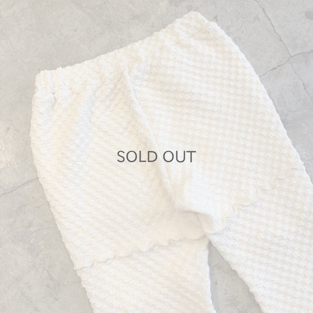 画像11: EMBOSS DESIGN STITCH LINE FLARE PANTS / W26~W35 (11)