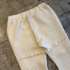 画像11: EMBOSS DESIGN STITCH LINE FLARE PANTS / W26~W35 (11)