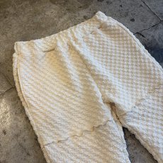 画像3: EMBOSS DESIGN STITCH LINE FLARE PANTS / W26~W35 (3)