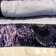 画像8: ALL OVER ARTISTIC PATTERN VELOUR ZIP UP JACKET / Mens XL (8)