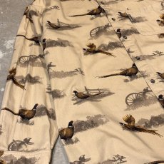 画像5: 【COLOMBIA】BIRD GRAPHIC PATTERN L/S SHIRT / Mens L (5)