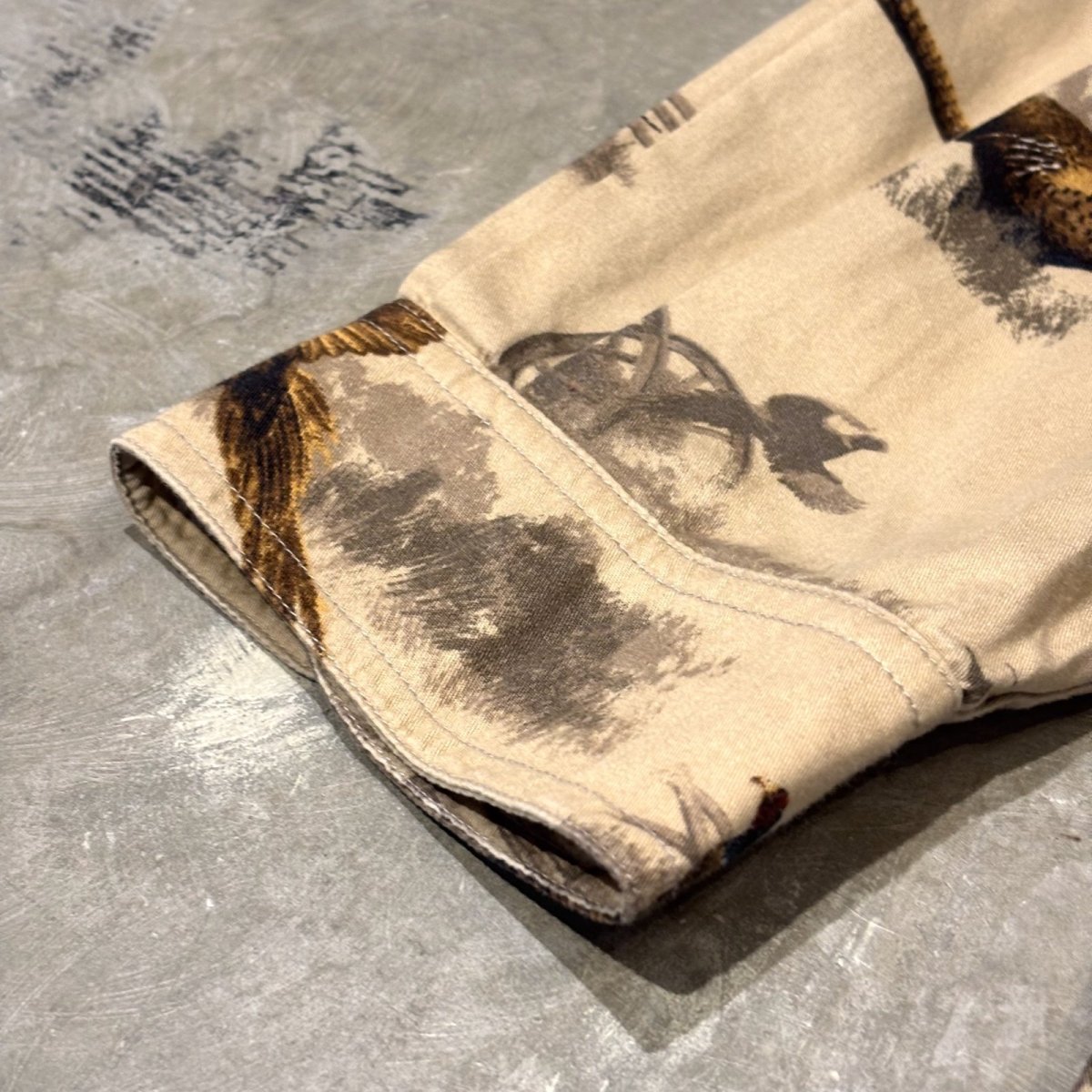 画像7: 【COLOMBIA】BIRD GRAPHIC PATTERN L/S SHIRT / Mens L (7)