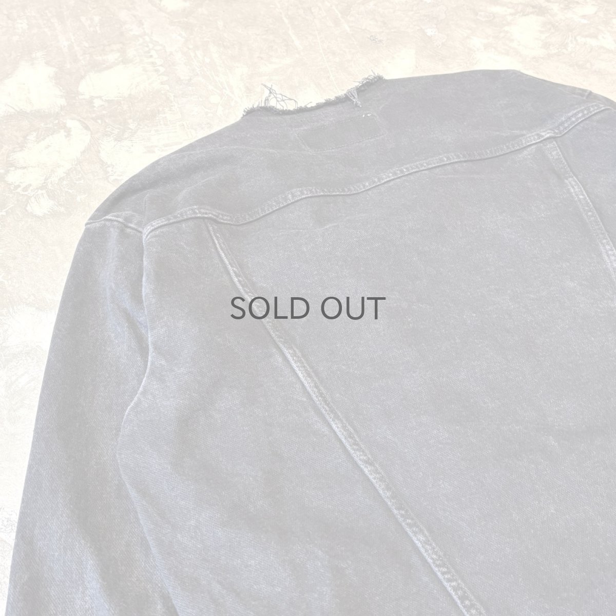 画像10: 【Wiz&Witch】"WANDERER" NO COLLAR ZIP UP DENIM JACKET / BLACK / OS (10)