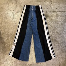 画像2: 【Wiz&Witch】"UNITED" SPORTY DENIM PANTS / OS (2)