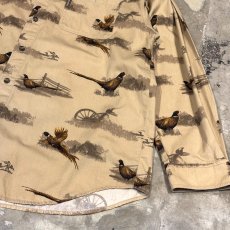 画像6: 【COLOMBIA】BIRD GRAPHIC PATTERN L/S SHIRT / Mens L (6)