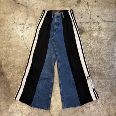 画像1: 【Wiz&Witch】"UNITED" SPORTY DENIM PANTS / OS (1)