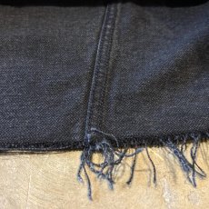 画像9: 【Wiz&Witch】"WANDERER" NO COLLAR ZIP UP DENIM JACKET / BLACK / OS (9)