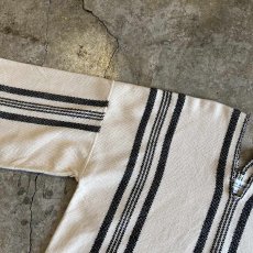 画像8: DOWN FRINGE DESIGN STRIPE PATTERN L/S TOPS / Ladies L(XS) (8)