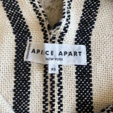 画像11: DOWN FRINGE DESIGN STRIPE PATTERN L/S TOPS / Ladies L(XS) (11)