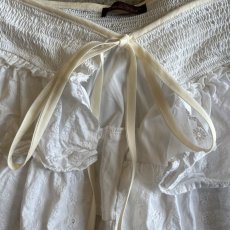 画像6: 【Wiz&Witch】"UNITED" VTG LACE MIX WRAP SKIRT / FREE (6)