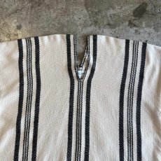 画像7: DOWN FRINGE DESIGN STRIPE PATTERN L/S TOPS / Ladies L(XS) (7)