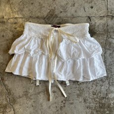 画像1: 【Wiz&Witch】"UNITED" VTG LACE MIX WRAP SKIRT / FREE (1)