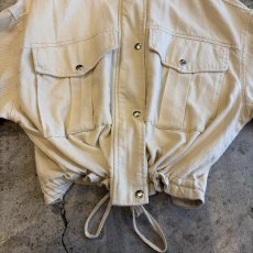 画像9: STAND COLLAR COTTON ZIP UP SHORT JACKET / Ladies M (9)