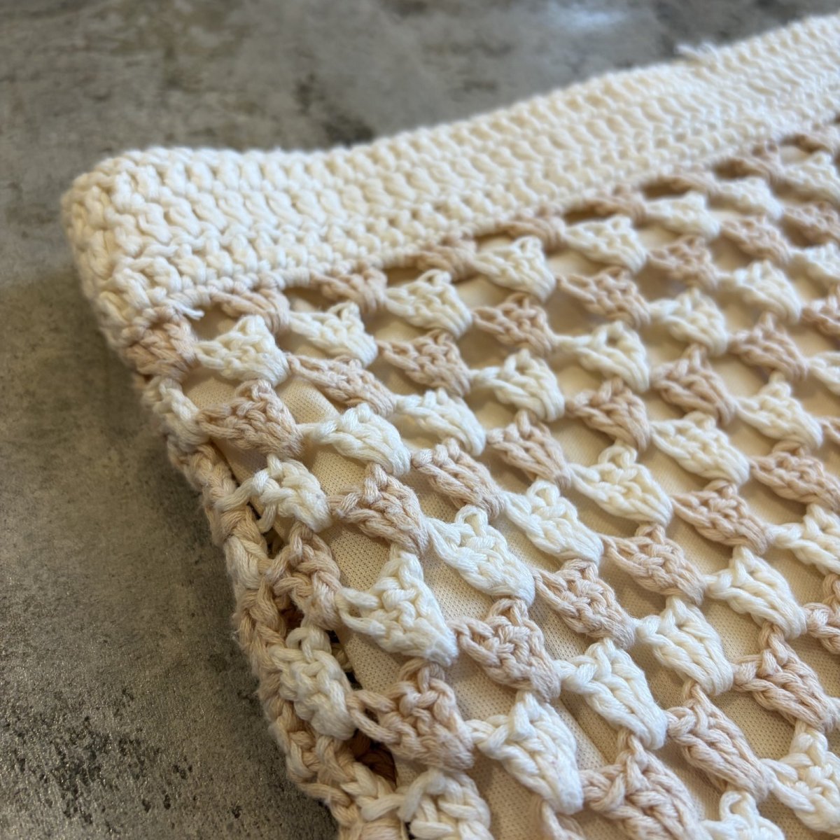 画像8: 2COLOR CROCHET DESIGN  SKIRT / W27~W36 (8)