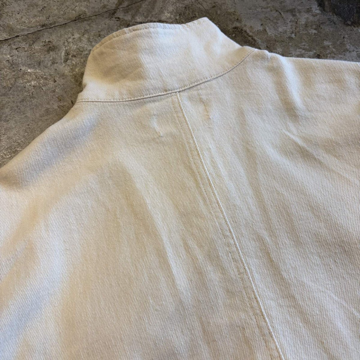 画像10: STAND COLLAR COTTON ZIP UP SHORT JACKET / Ladies M (10)