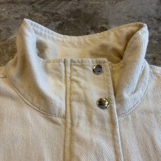 画像4: STAND COLLAR COTTON ZIP UP SHORT JACKET / Ladies M (4)