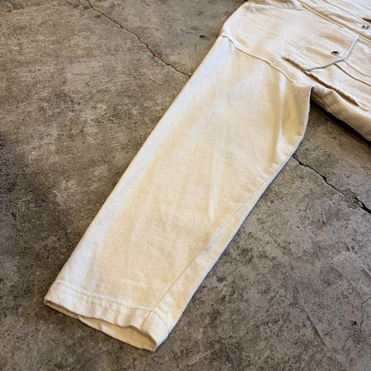 画像6: STAND COLLAR COTTON ZIP UP SHORT JACKET / Ladies M (6)