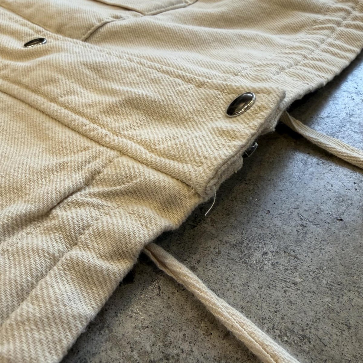 画像11: STAND COLLAR COTTON ZIP UP SHORT JACKET / Ladies M (11)