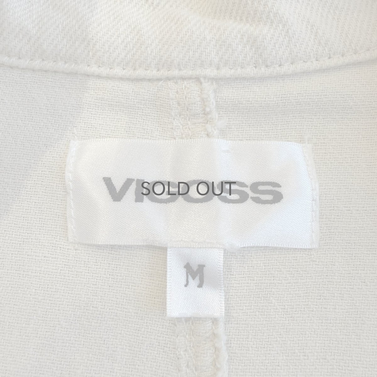 画像12: STAND COLLAR COTTON ZIP UP SHORT JACKET / Ladies M (12)