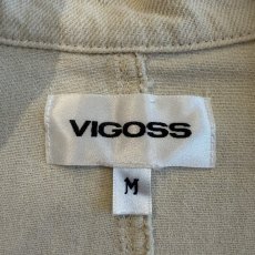 画像12: STAND COLLAR COTTON ZIP UP SHORT JACKET / Ladies M (12)