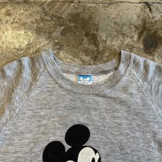 画像8: 80's "MICKEY" PRINTED DESIGN L/S SWEAT / Ladies M(L) / MADE IN USA (8)