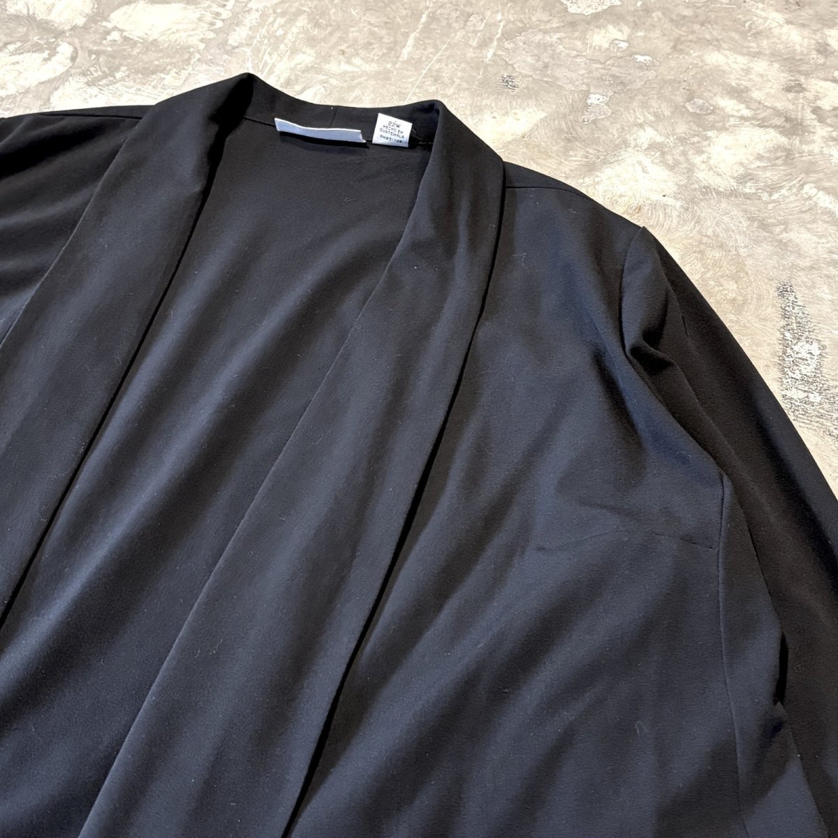 画像4: SHAWL COLLAR FRONT OPEN STYLE JACKET / Mens L (4)