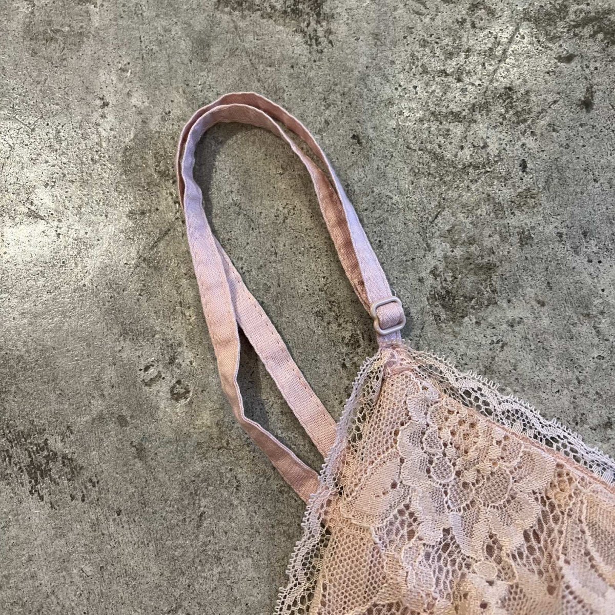 画像6: PALE TONE LACE PATTERN ASYMMETRY DESIGN LINGERIE  / Ladies M(L)  (6)