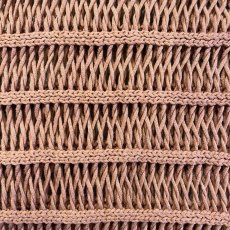 画像11: PINK COLOR MESH BOAT NECK DESIGN COTTON L/S KNIT TOPS / Ladies M (11)