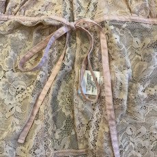 画像7: PALE TONE LACE PATTERN ASYMMETRY DESIGN LINGERIE  / Ladies M(L)  (7)