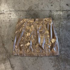 画像2: METALLIC COLOR DESIGN SKIRT / W28 (2)