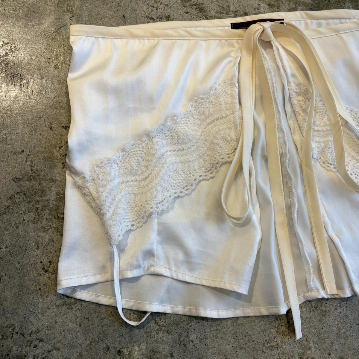 画像5: 【Wiz&Witch】"WANDERER" VINTAGE LACE MIX WRAP SKIRT / FREE (5)