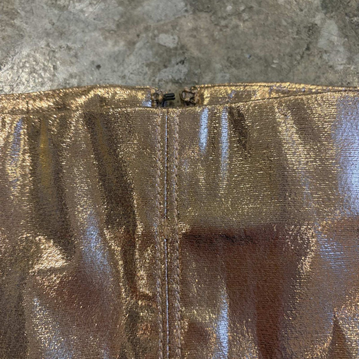 画像8: METALLIC COLOR DESIGN SKIRT / W28 (8)