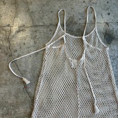 画像8: SIZE ADJUSTMENT BACK DESIGN MESH CAMISOLE / Ladies M (8)