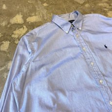 画像3: 【RALPH LAUREN】LOGO EMBROIDERY COTTON L/S SHIRT / Mens XL (3)