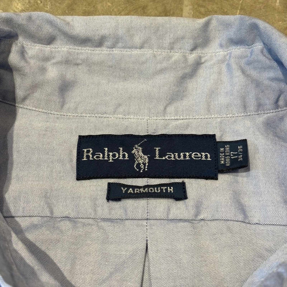 画像10: 【RALPH LAUREN】LOGO EMBROIDERY COTTON L/S SHIRT / Mens XL (10)