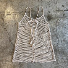 画像2: SIZE ADJUSTMENT BACK DESIGN MESH CAMISOLE / Ladies M (2)