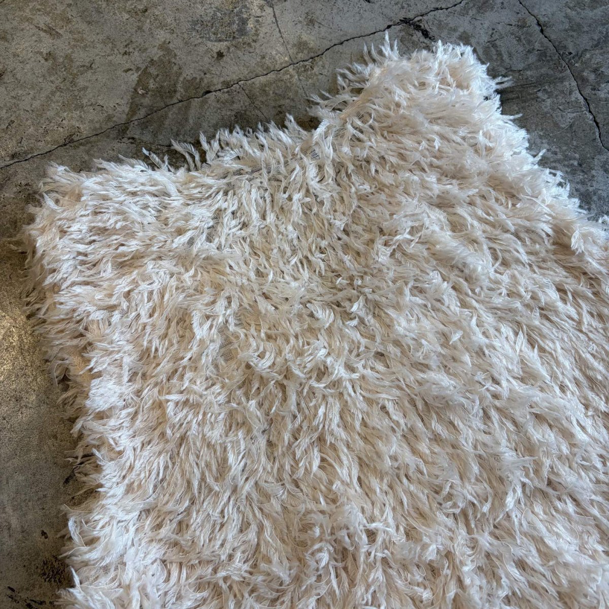 画像9: COLOR DESIGN SHAGGY LONG VEST / Ladies M (9)