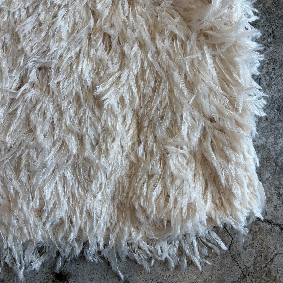 画像5: COLOR DESIGN SHAGGY LONG VEST / Ladies M (5)