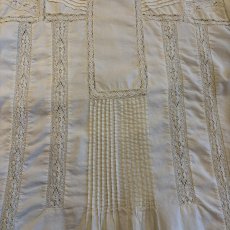 画像4: POINT FRILL LACE DESIGN SLEEVE S/S BLOUSE / Ladies M (4)