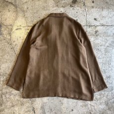 画像2: SIDE SLITT FRONT POCKET DESIGN OVER TAYLOR JACKET / Ladies M(14) / MADE IN USA (2)