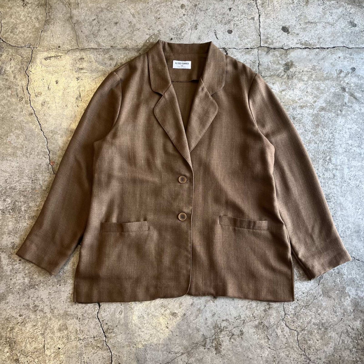 画像1: SIDE SLITT FRONT POCKET DESIGN OVER TAYLOR JACKET / Ladies M(14) / MADE IN USA (1)