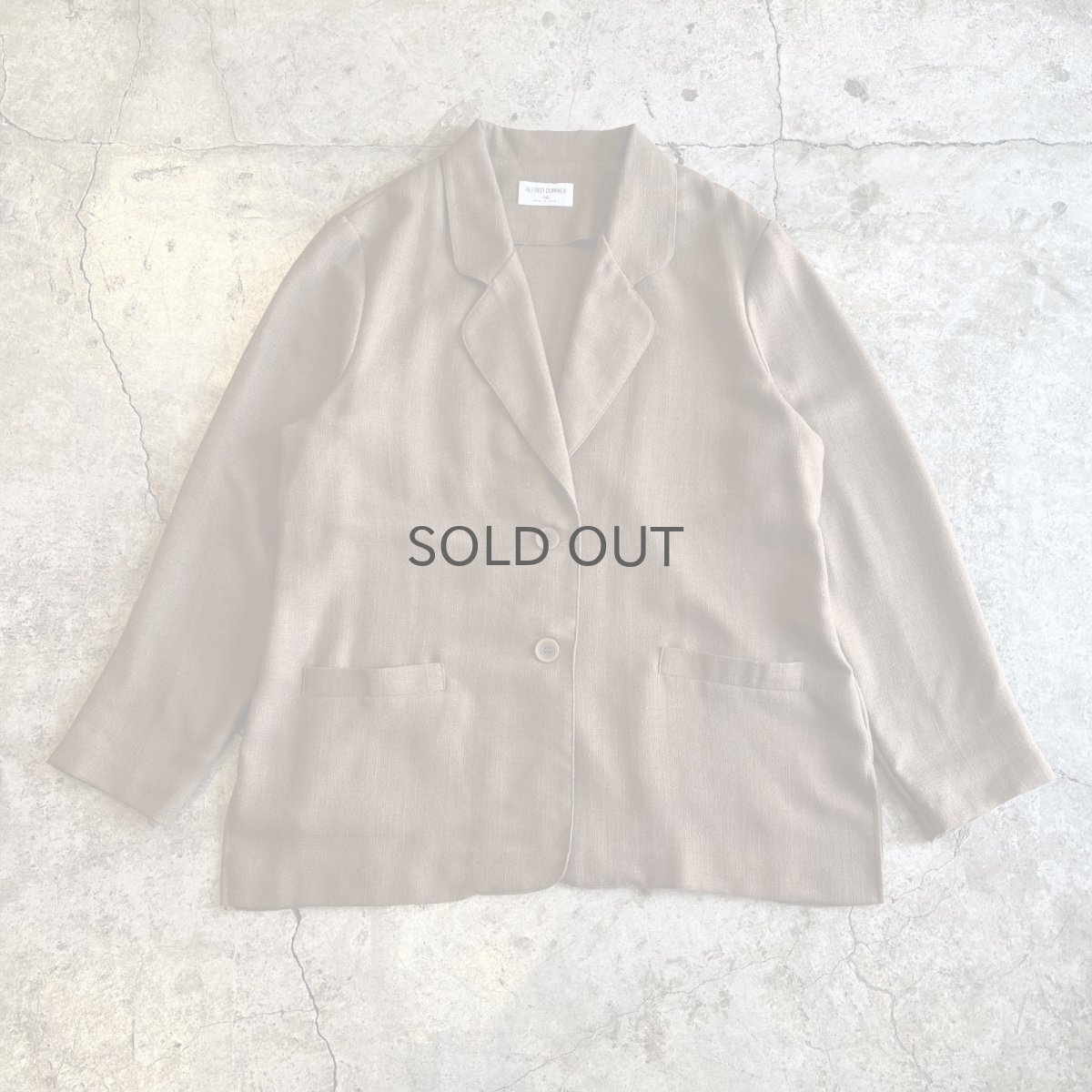 画像1: SIDE SLITT FRONT POCKET DESIGN OVER TAYLOR JACKET / Ladies M(14) / MADE IN USA (1)
