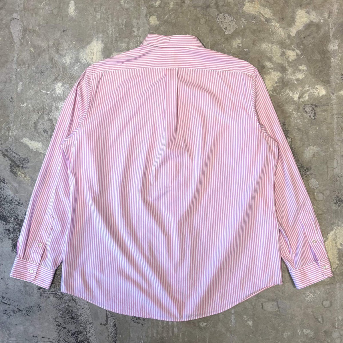 画像2: 【POLO RALPH LAUREN】BICOLOR STRIPE PATTERN L/S SHIRT / Mens XXL (2)