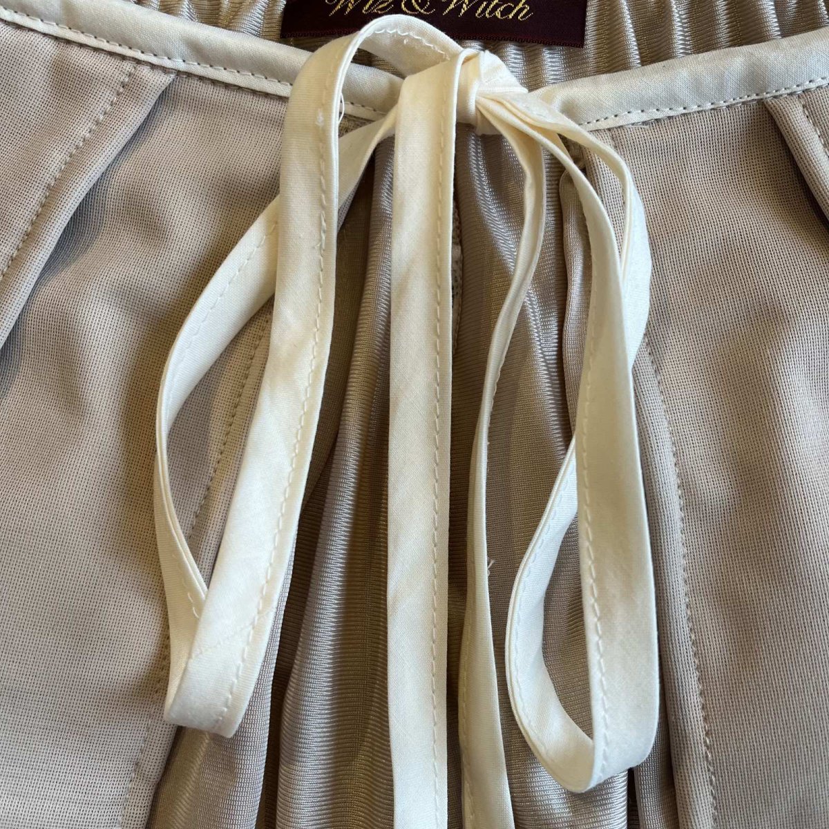 画像7: 【Wiz&Witch】"UNITED" VTG LACE MIX WRAP SKIRT / FREE (7)